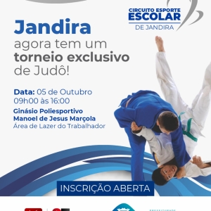 Jandira agora é Circuito Esporte Escolar com o torneio de Judô da Fedeesp